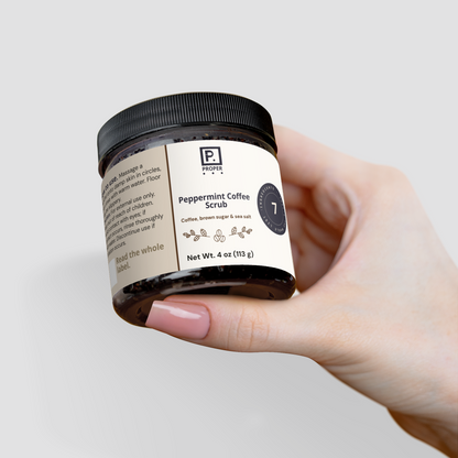 Peppermint Coffee Scrub