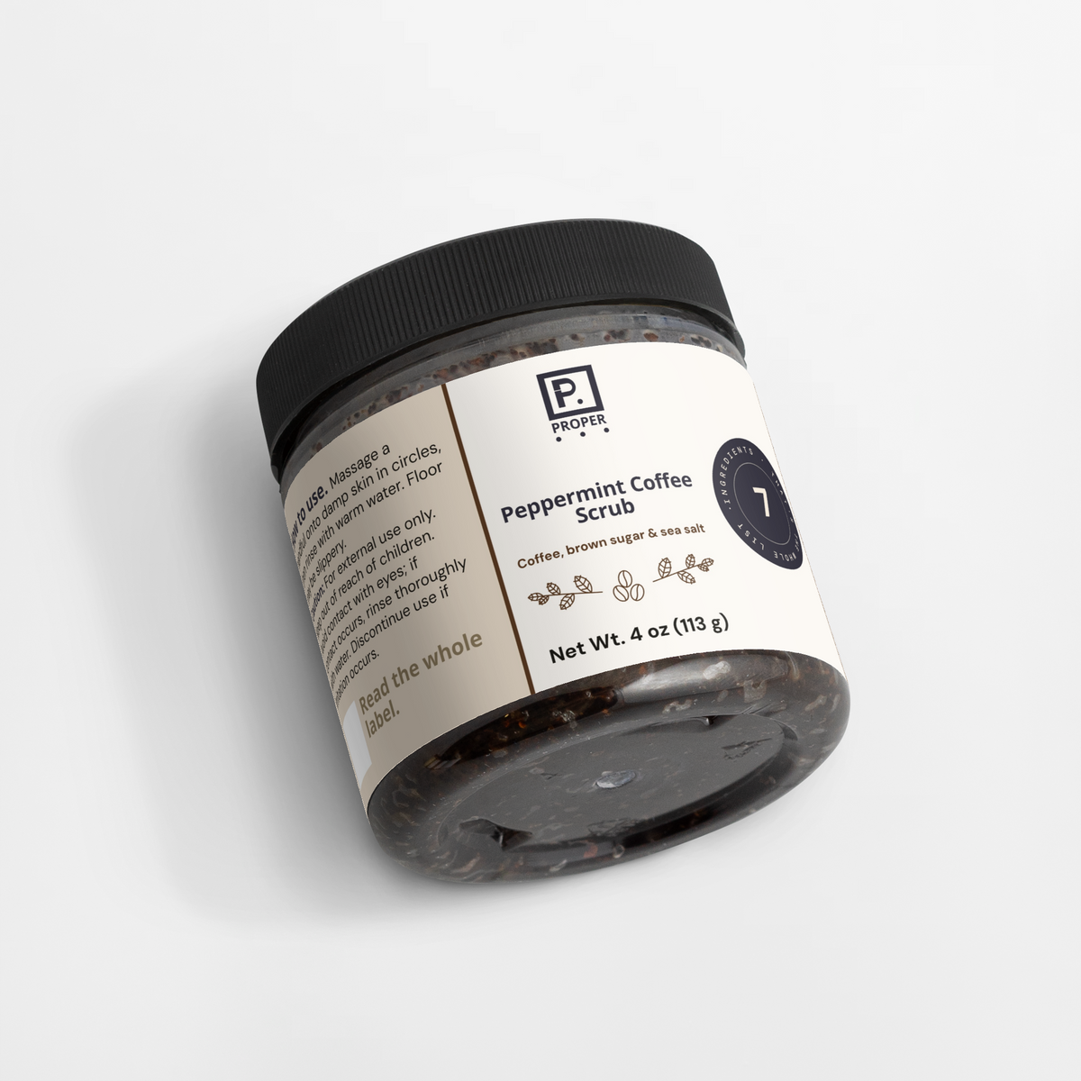 Peppermint Coffee Scrub