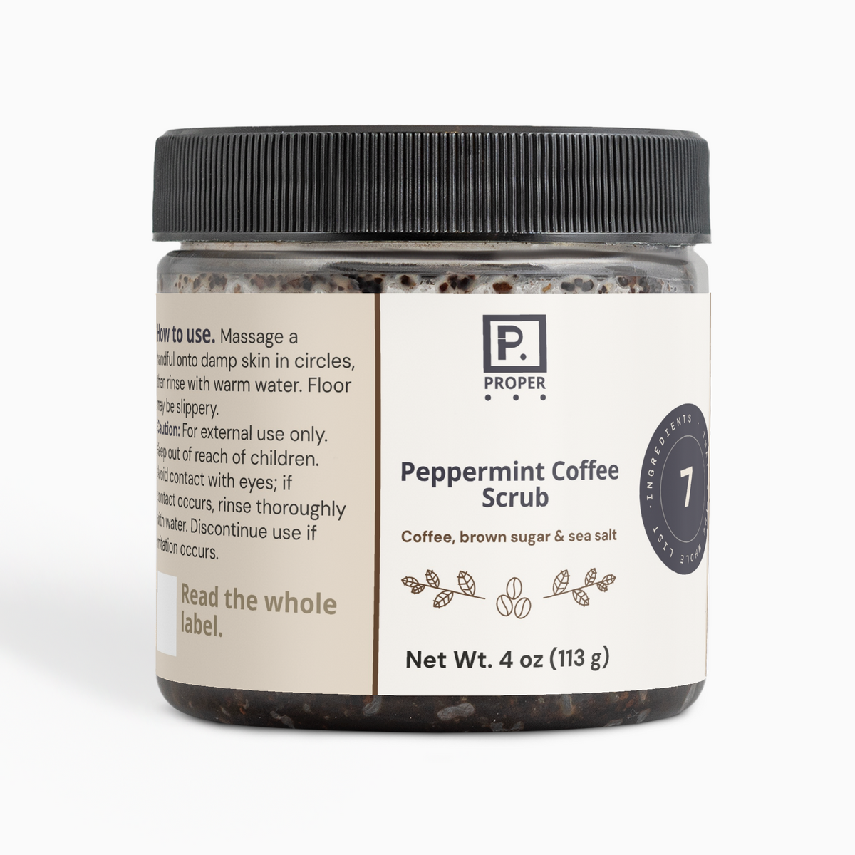 Peppermint Coffee Scrub