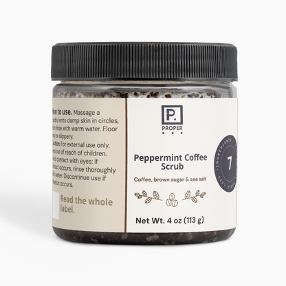Peppermint Coffee Scrub