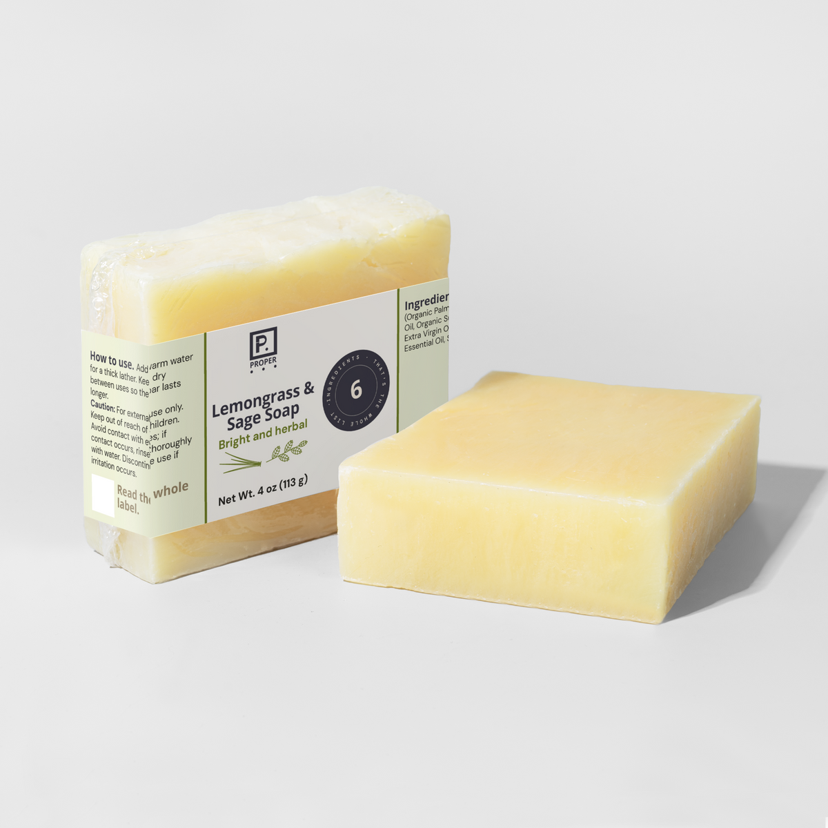 Lemongrass & Sage Soap