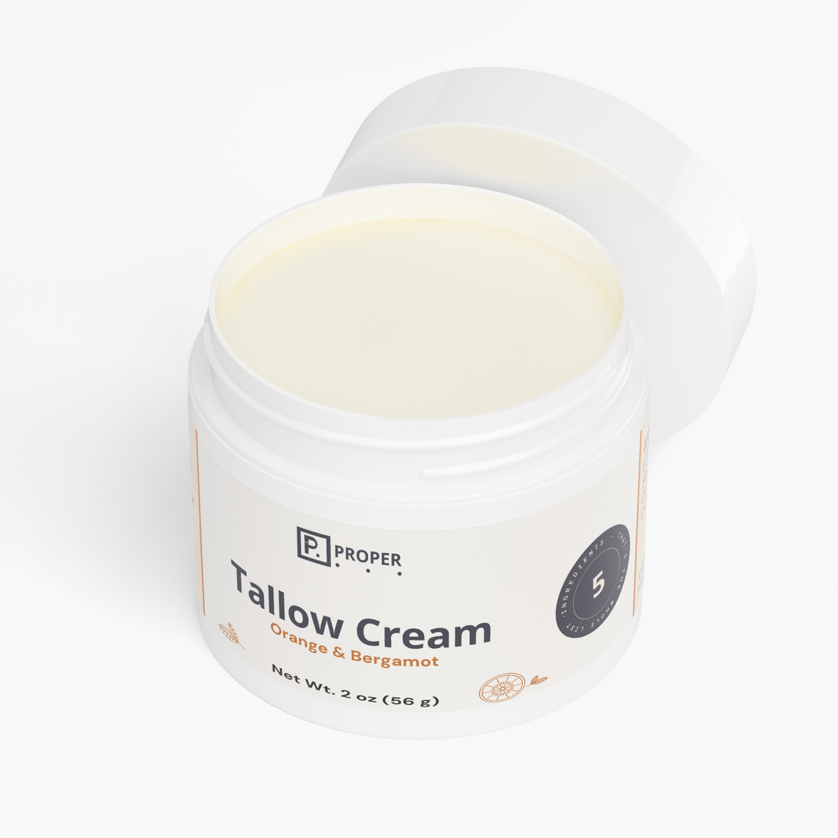 Orange & Bergamot Tallow Cream