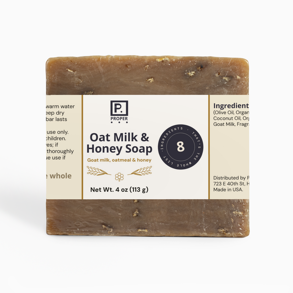 Oat Milk & Honey Soap